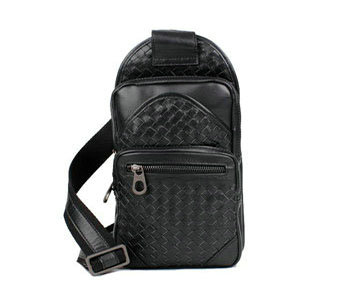 Bottega Veneta intrecciato VN cross body BV9366 black